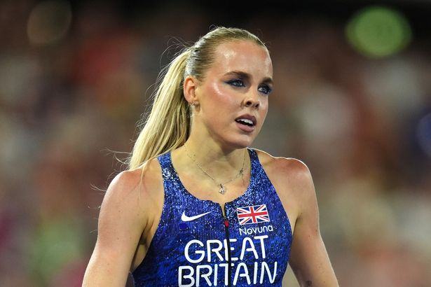 Why is Keely Hodgkinson not running in the Diamond League final today?