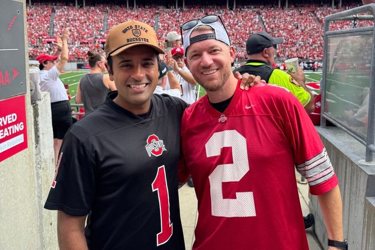 Vivek Ramaswamy ripped for wearing ‘knockoff’ Ohio State jersey to home opener