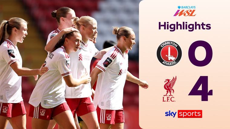 Liverpool thump four past newly promoted Charlton