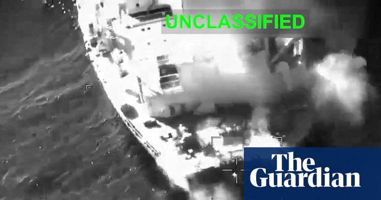 US military says it struck three Iranian tankers after American warships came under missile attack
