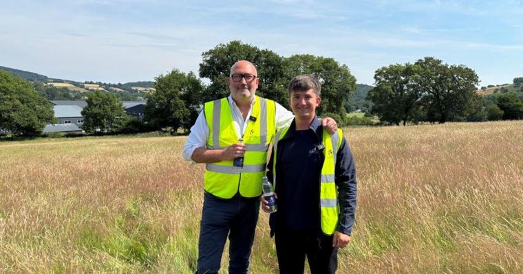 Environmental manager at Powys' company completes master’s degree