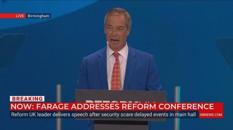 WATCH IN FULL: Nigel Farage issues rallying cry in Reform UK conference speech