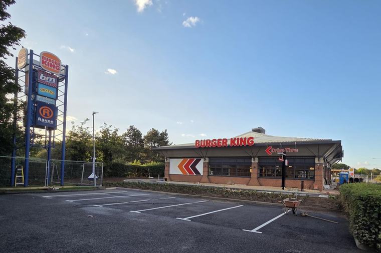 Opening of new Peterborough Burger King drive-thru in place of Frankie & Benny's moves closer