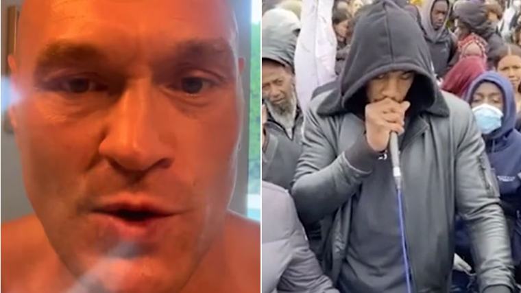 Tyson Fury questions Anthony Joshua’s ‘love’ of England as controversial Black Lives Matter speech dragged up