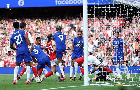 Gary Neville apologises as VAR rules out Arsenal goal vs Chelsea and statement released