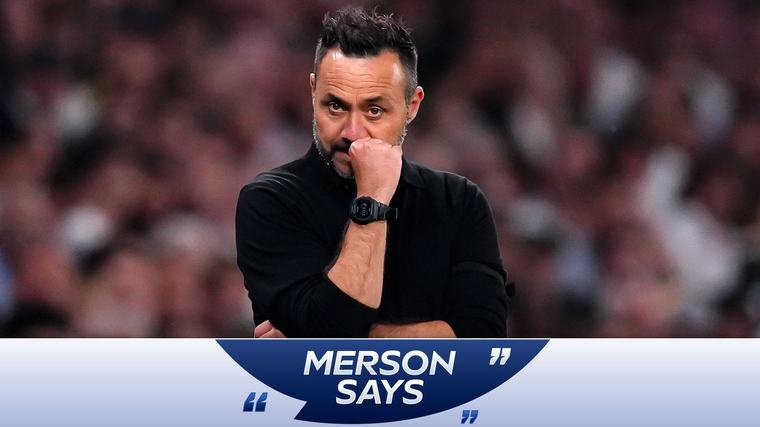 Merse: I worry about De Zerbi criticising Spurs forwards and medical staff