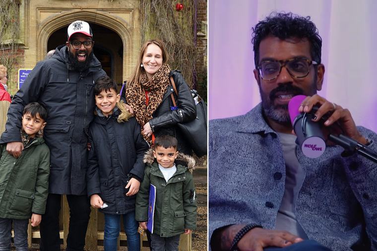 Romesh Ranganathan points finger at 'RACIST' parents after his three sons targeted with vile abuse