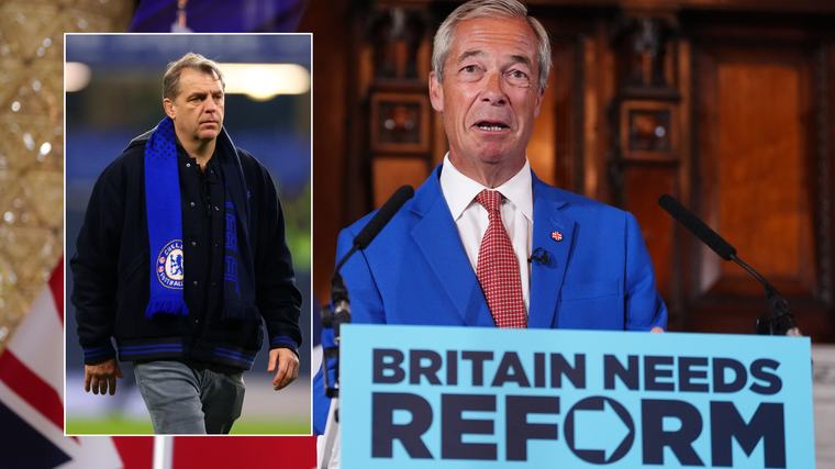 Reform UK receives £75,000 donation from company linked to Chelsea chairman Todd Boehly