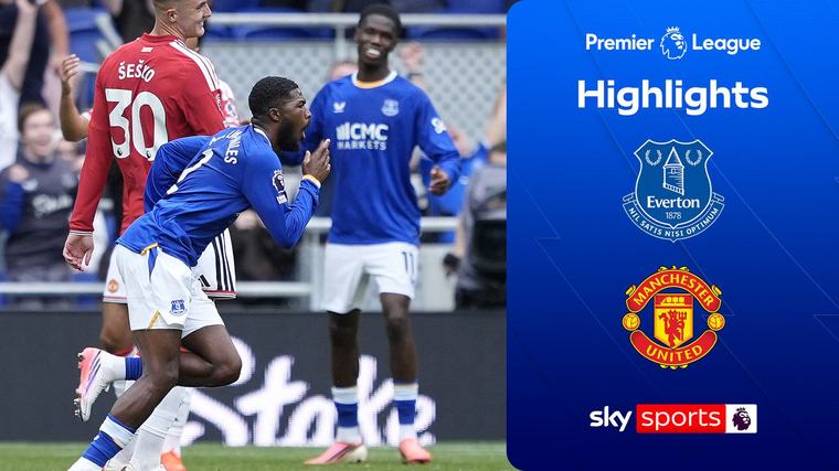 Late SCENES! Maitland-Niles' incredible last-gasp goal nicks point for Everton