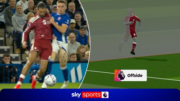 Liverpool denied penalty as Szoboszlai offside
