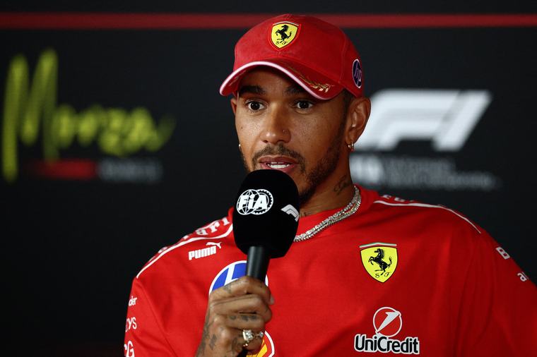 Lewis Hamilton hoping to become 'first black Ferrari driver' to win Italian Grand Prix