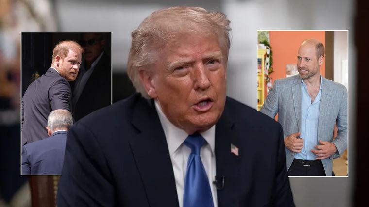 Donald Trump is more likely to side with William than Harry