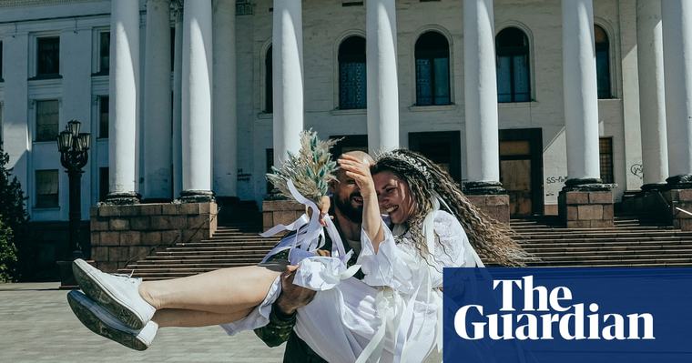 Love under anti-drone nets: Ukrainian couple wed in Kramatorsk combat zone