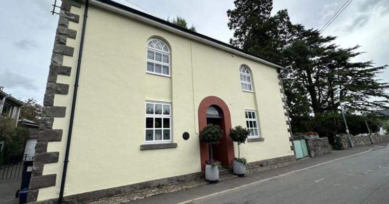 Semi-detached house in Llanfrynach on the market for £320,000