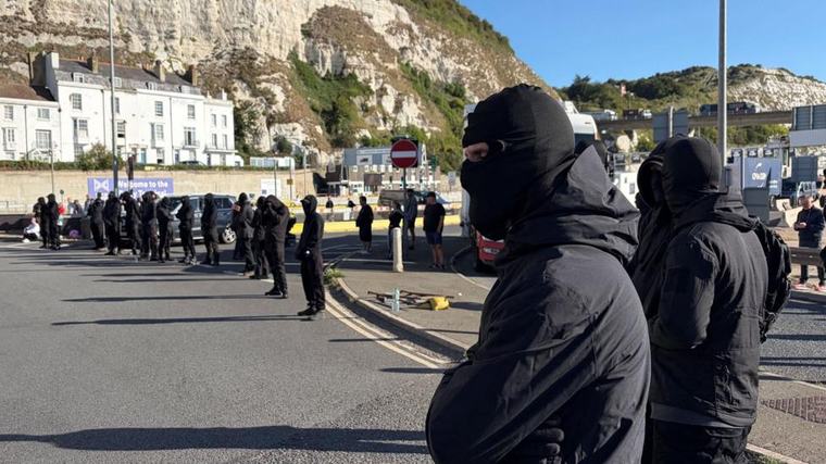 Disruption at Port of Dover due to 'stop the boats' protest